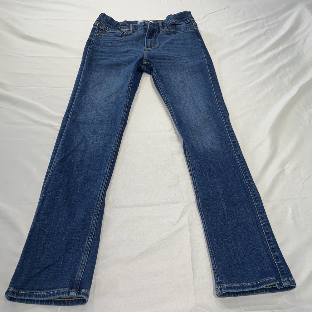 Abercrombie Kids Skinny Jean Slim Fit Size 15/16 Medium Wash Blue Denim Stretch